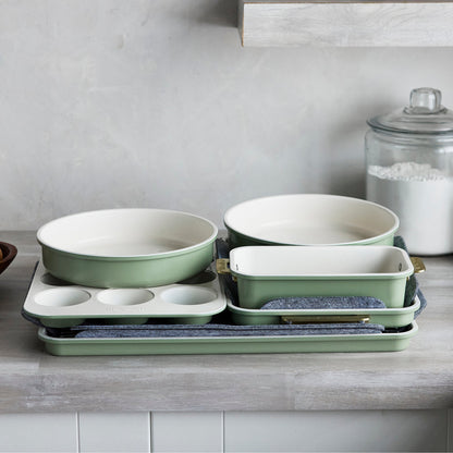 Reserve Bakeware 7-Piece Set | Sage