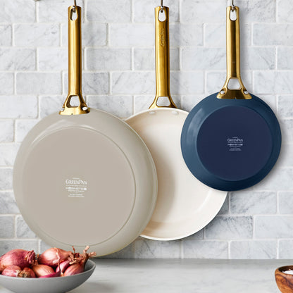 Reserve Ceramic Nonstick 8", 10" and 12" Frypan Set | Multicolor