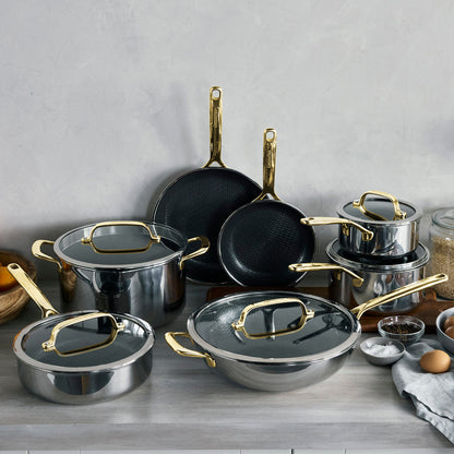 Spectra Gold Thermobond Hybrid Ceramic Nonstick 12-Piece Cookware Set