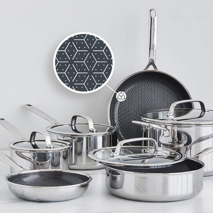 Spectra Thermobond Hybrid Ceramic Nonstick 10-Piece Cookware Set
