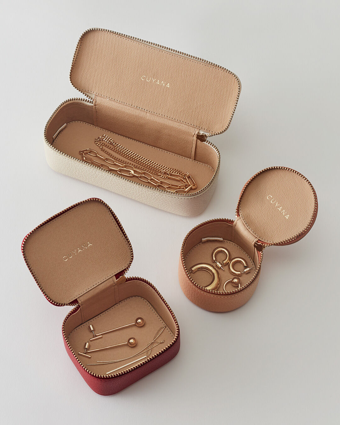 Mini Leather Organizer Set