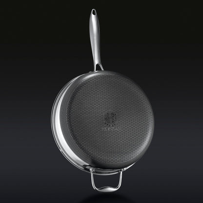 Hybrid Deep Sauté Pan with Lid, 4.5-Qt