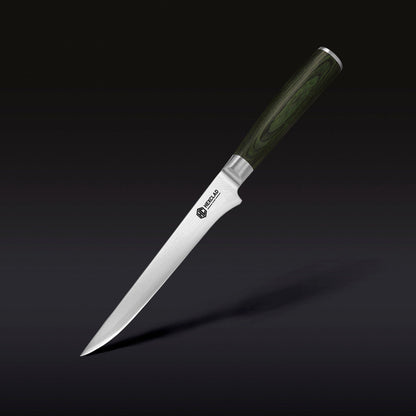 Damascus Steel Boning & Fillet Knife, 6"