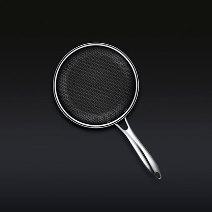Hybrid Fry Pan with Lid, 8"