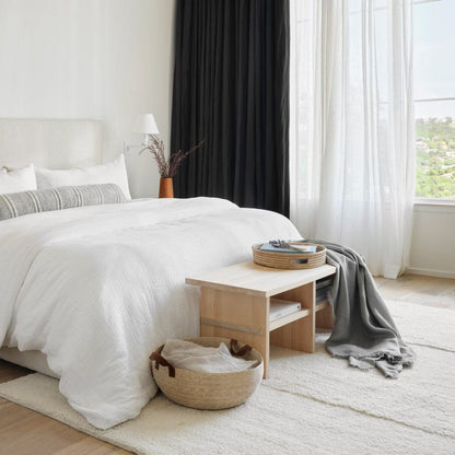 Hinoki Wood Bench