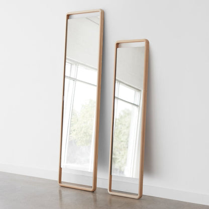Hinoki Wood Floor Mirror