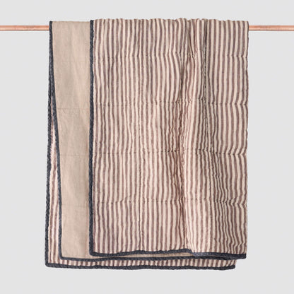Simple Lines Quilted Throw
