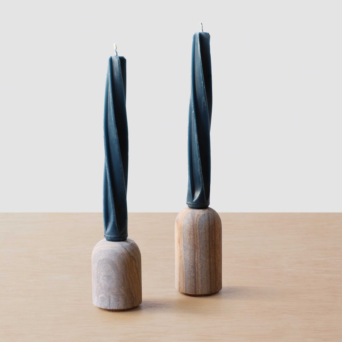 Twist Taper Candles - Set of 2