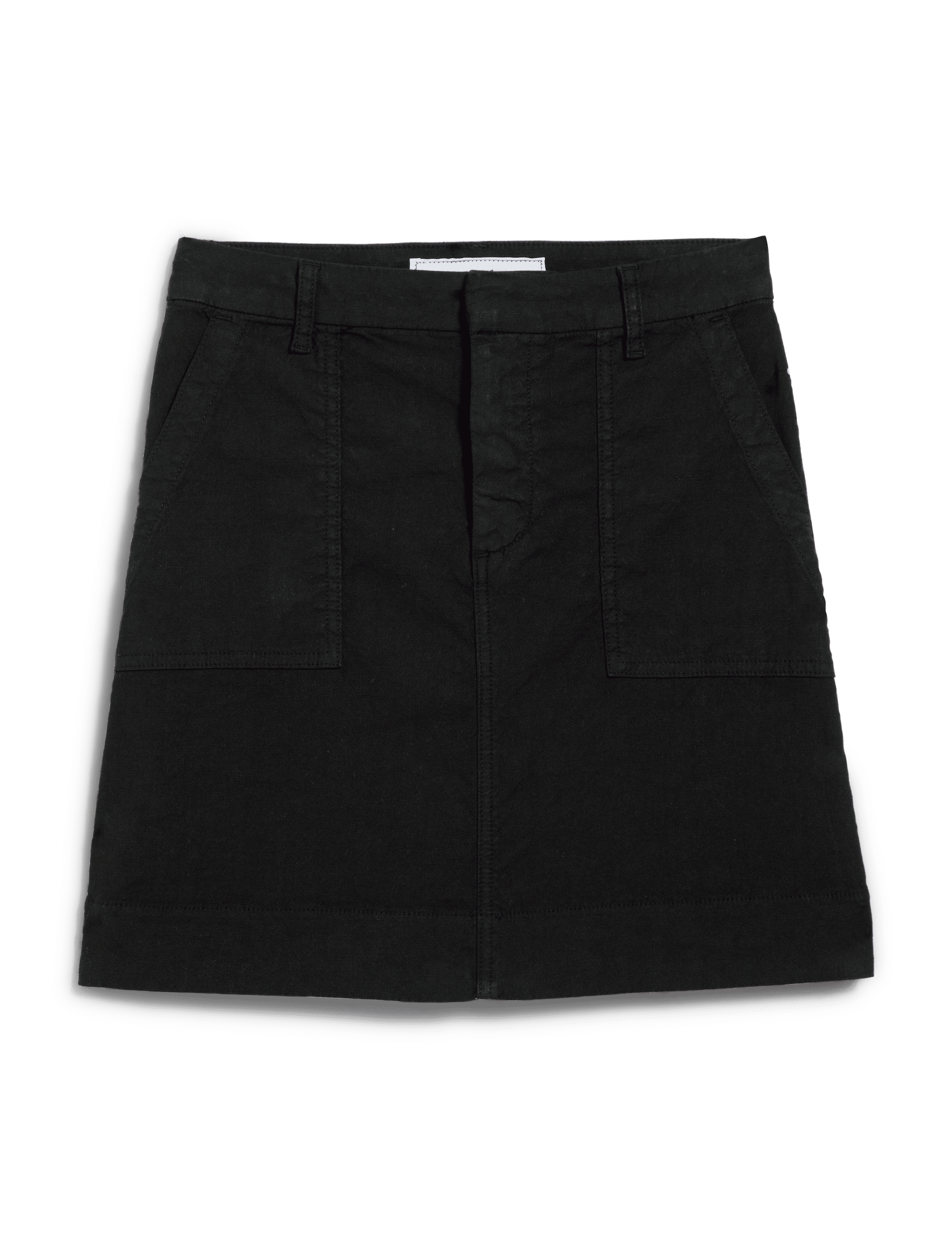 JAMESON SKIRT Black, Italian Performance Linen