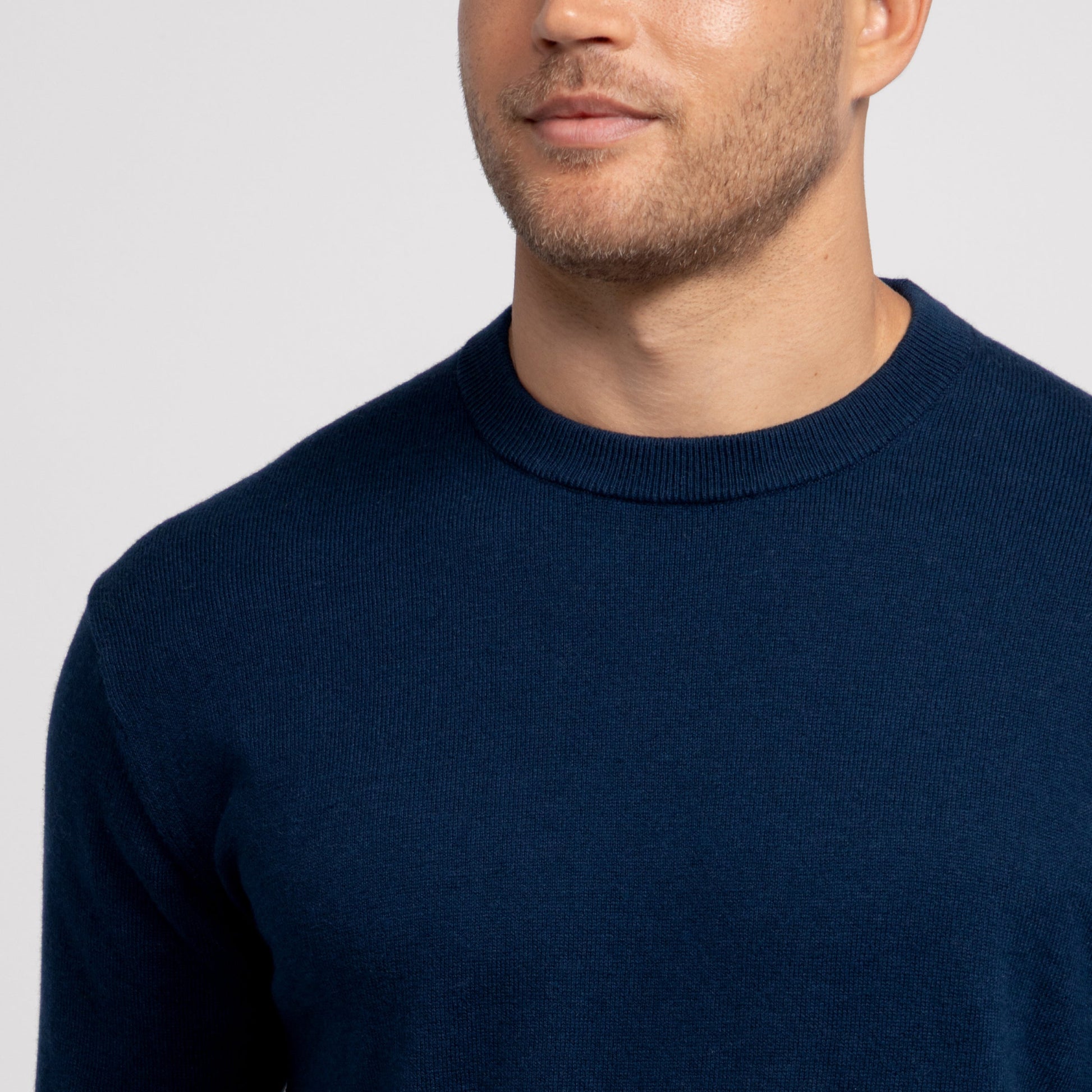 Anytime Crewneck Sweater -- Deep Blue