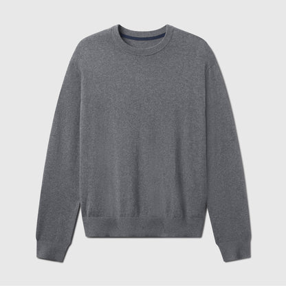 Anytime Crewneck Sweater -- Medium Heather Gray