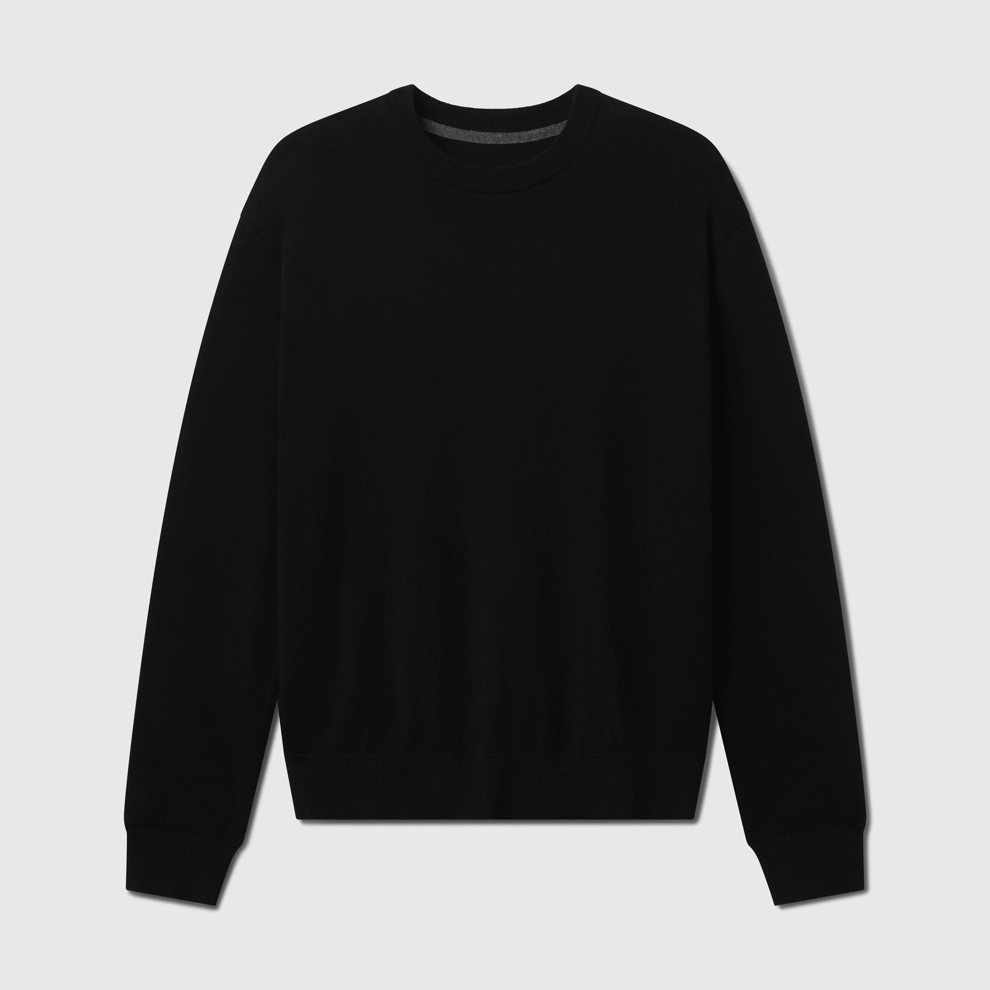 Anytime Crewneck Sweater -- True Black