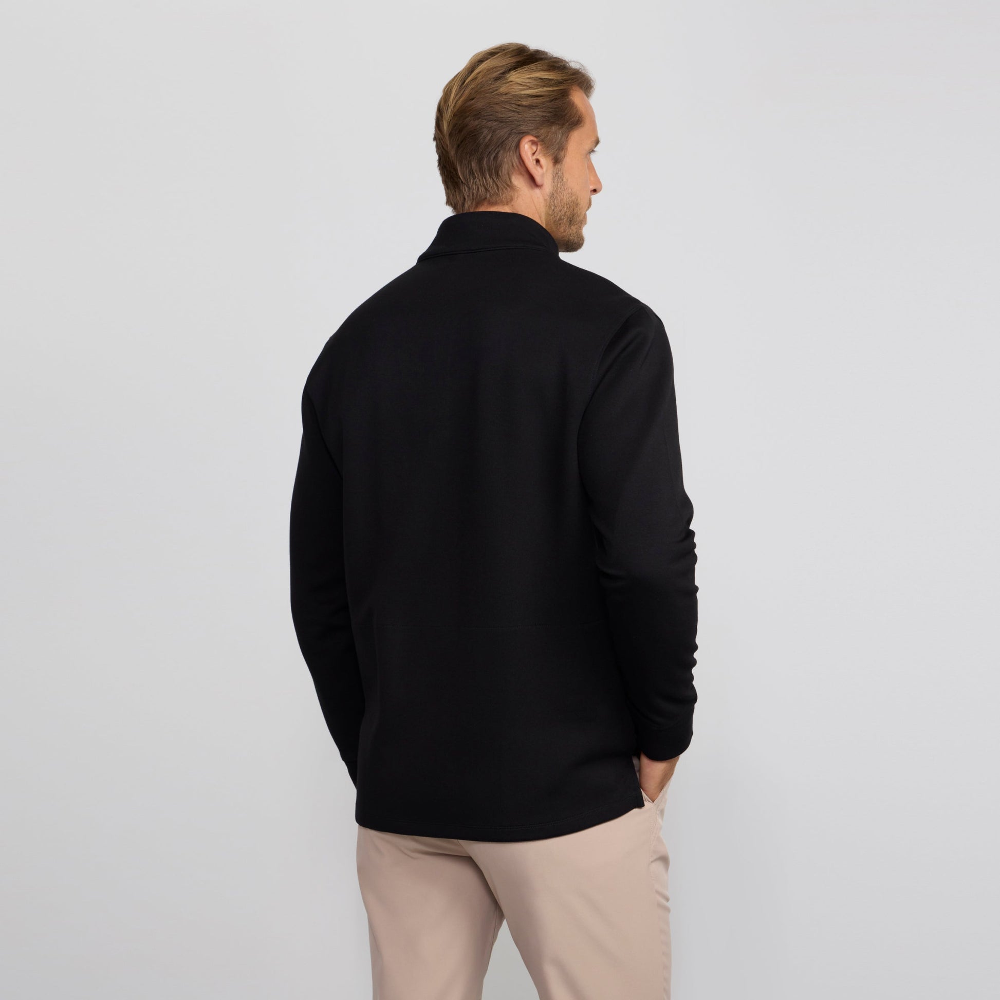 Sandwash Quarter-Zip -- True Black