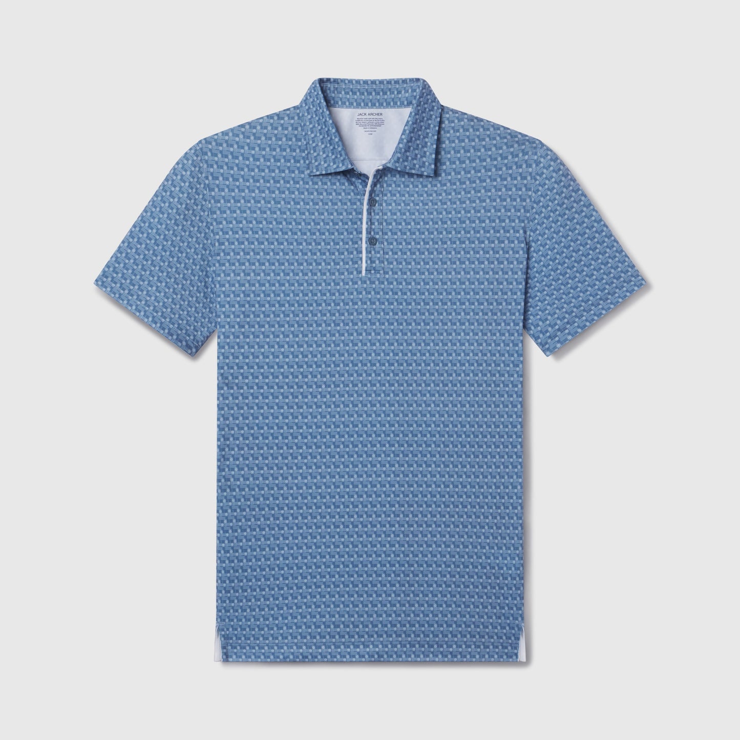 Clubhouse Performance Polo -- Bering Sea Gridline
