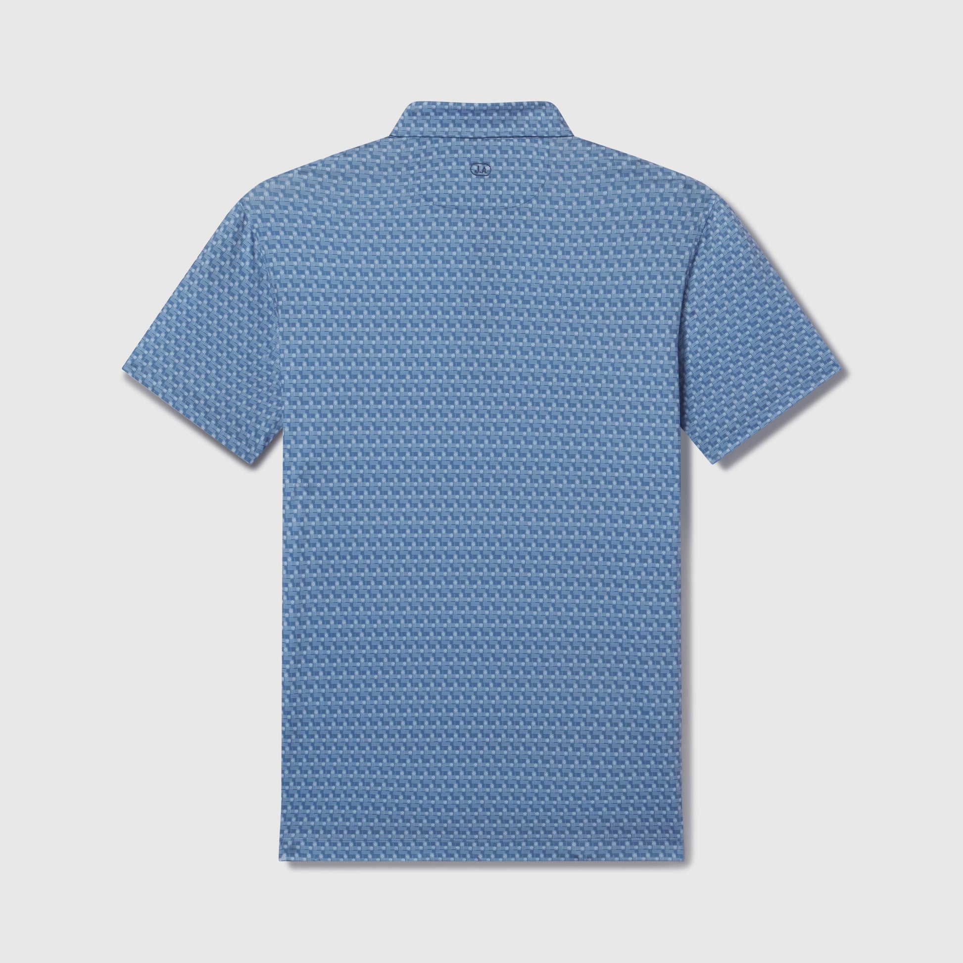 Clubhouse Performance Polo -- Bering Sea Gridline