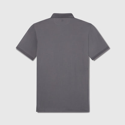 Clubhouse Pique Polo -- Charcoal Gray