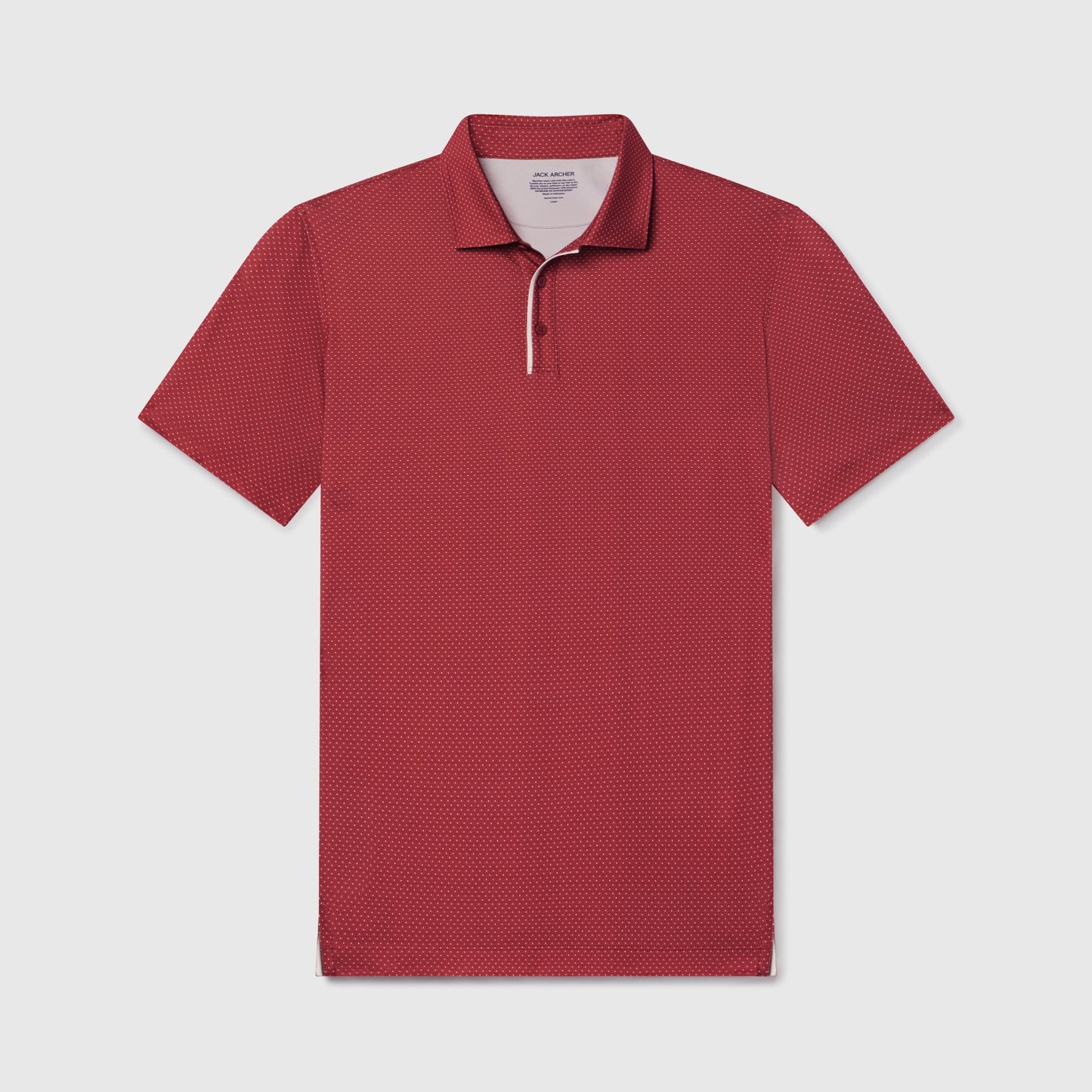 Clubhouse Performance Polo -- Red Brickline