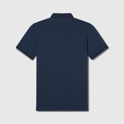 Clubhouse Pique Polo -- Tidal Blue