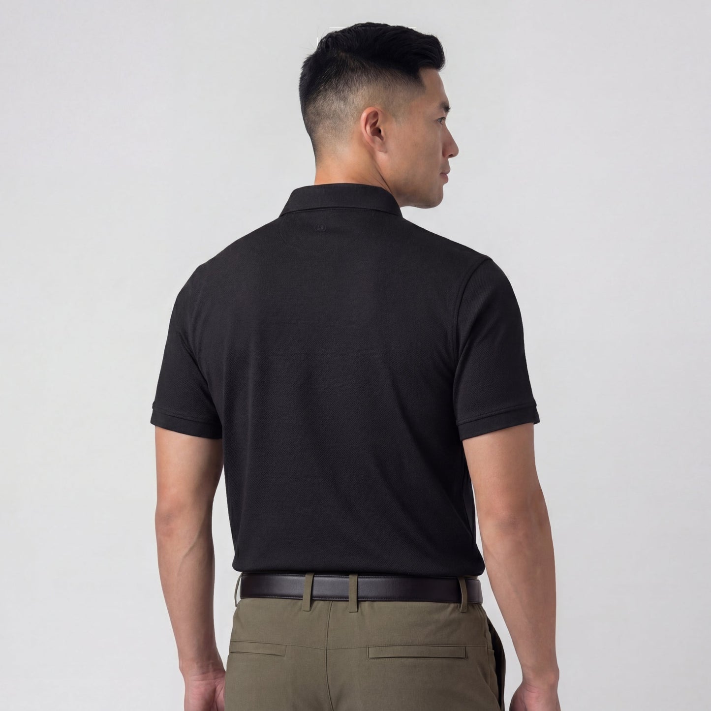 Clubhouse Pique Polo -- True Black