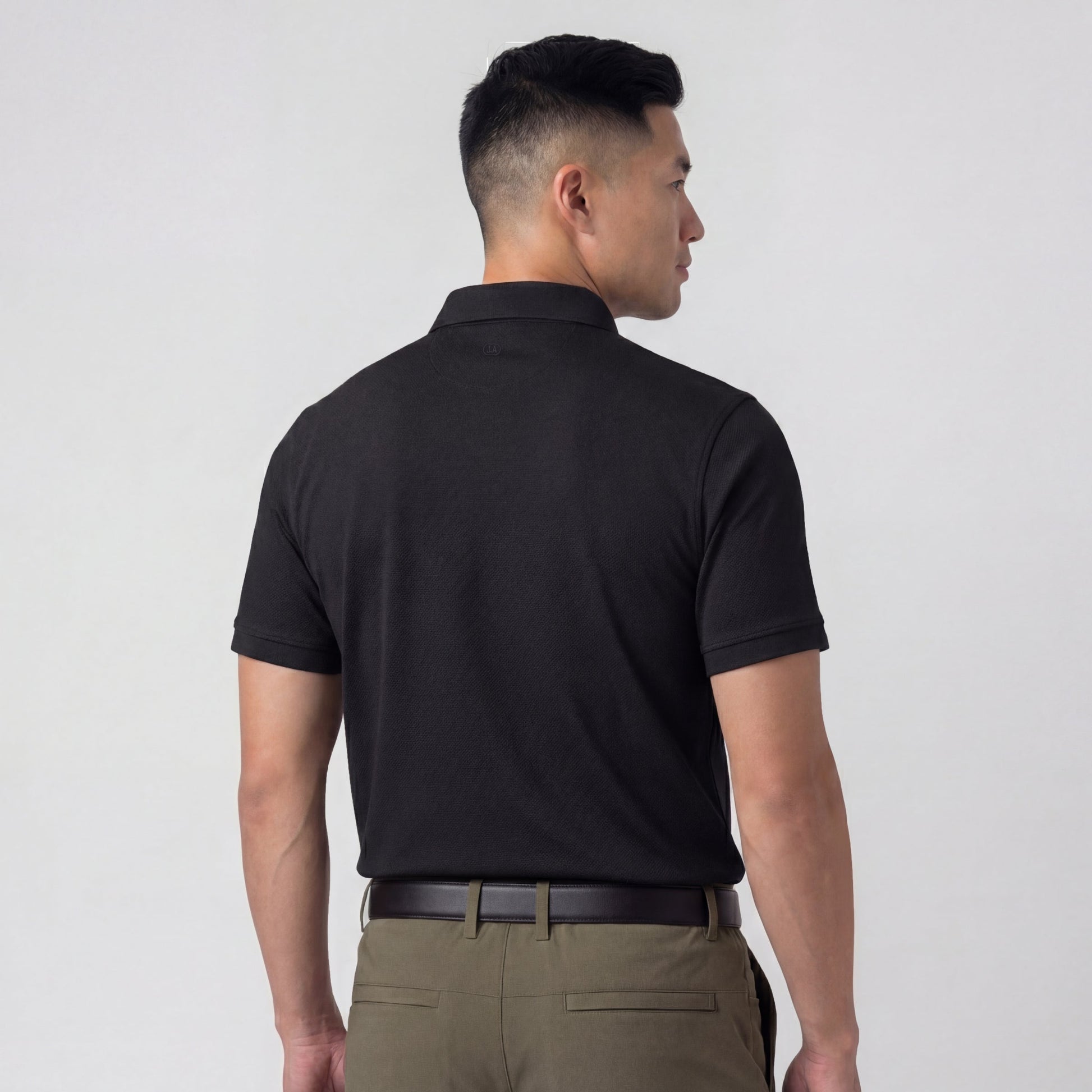 Clubhouse Pique Polo -- True Black