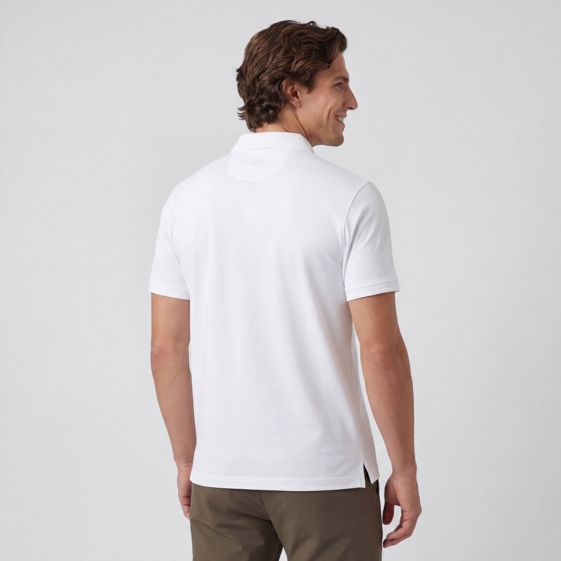Clubhouse Pique Polo -- USA Flag