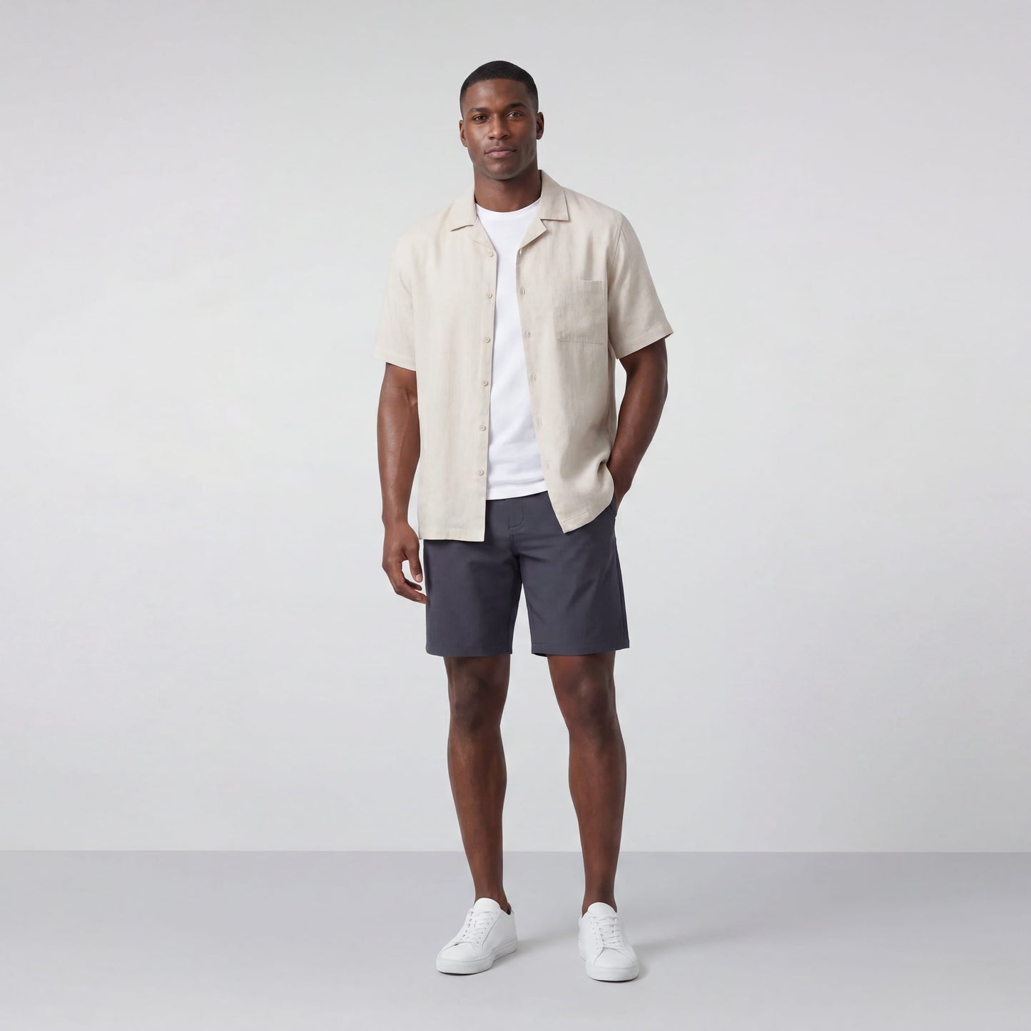 Getaway Linen Shirt -- Canvas