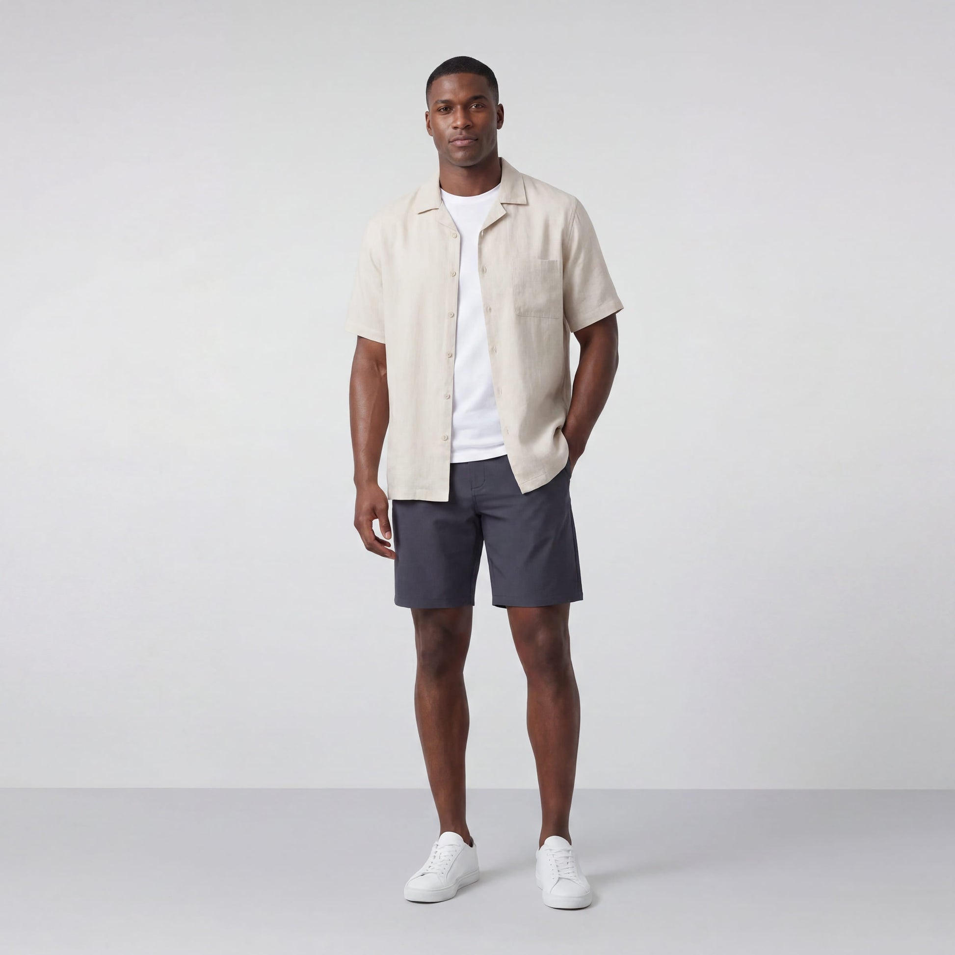 Getaway Linen Shirt -- Canvas