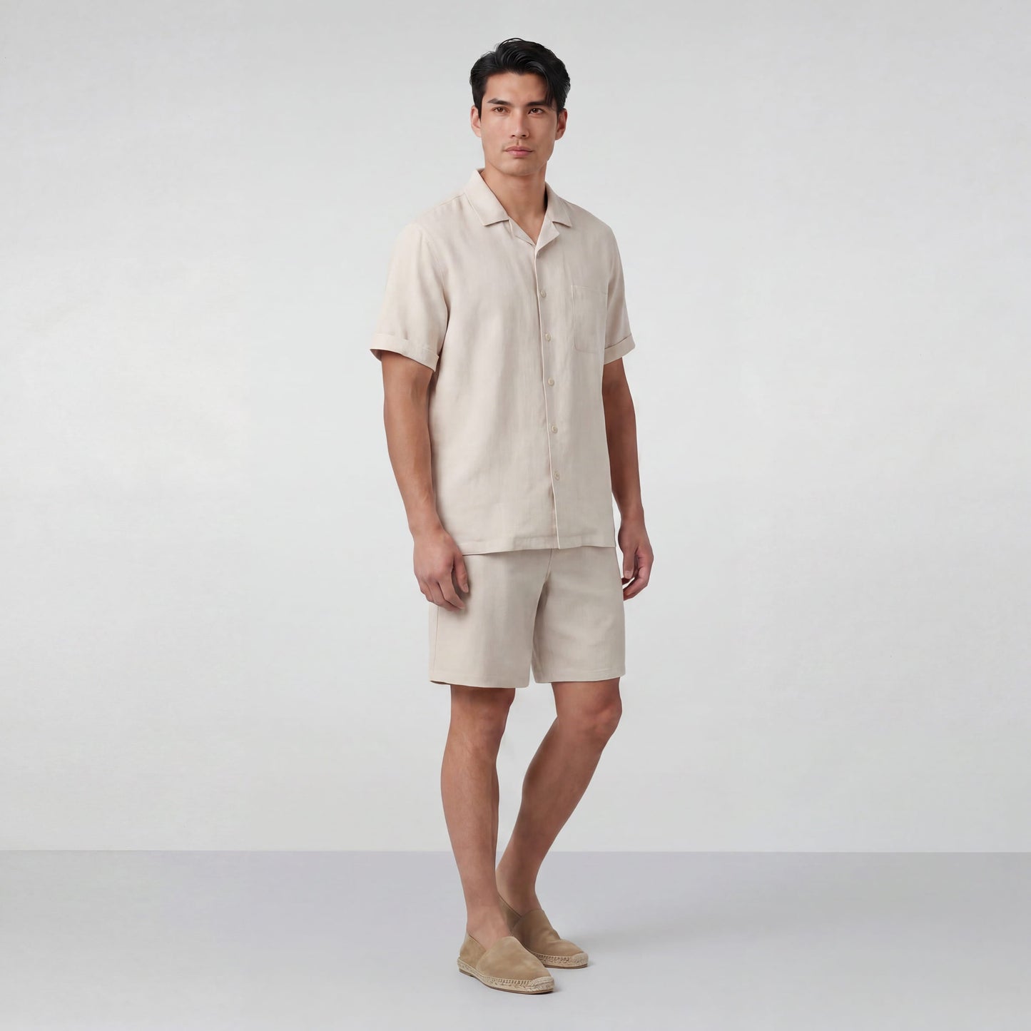 Getaway Linen Short -- Canvas