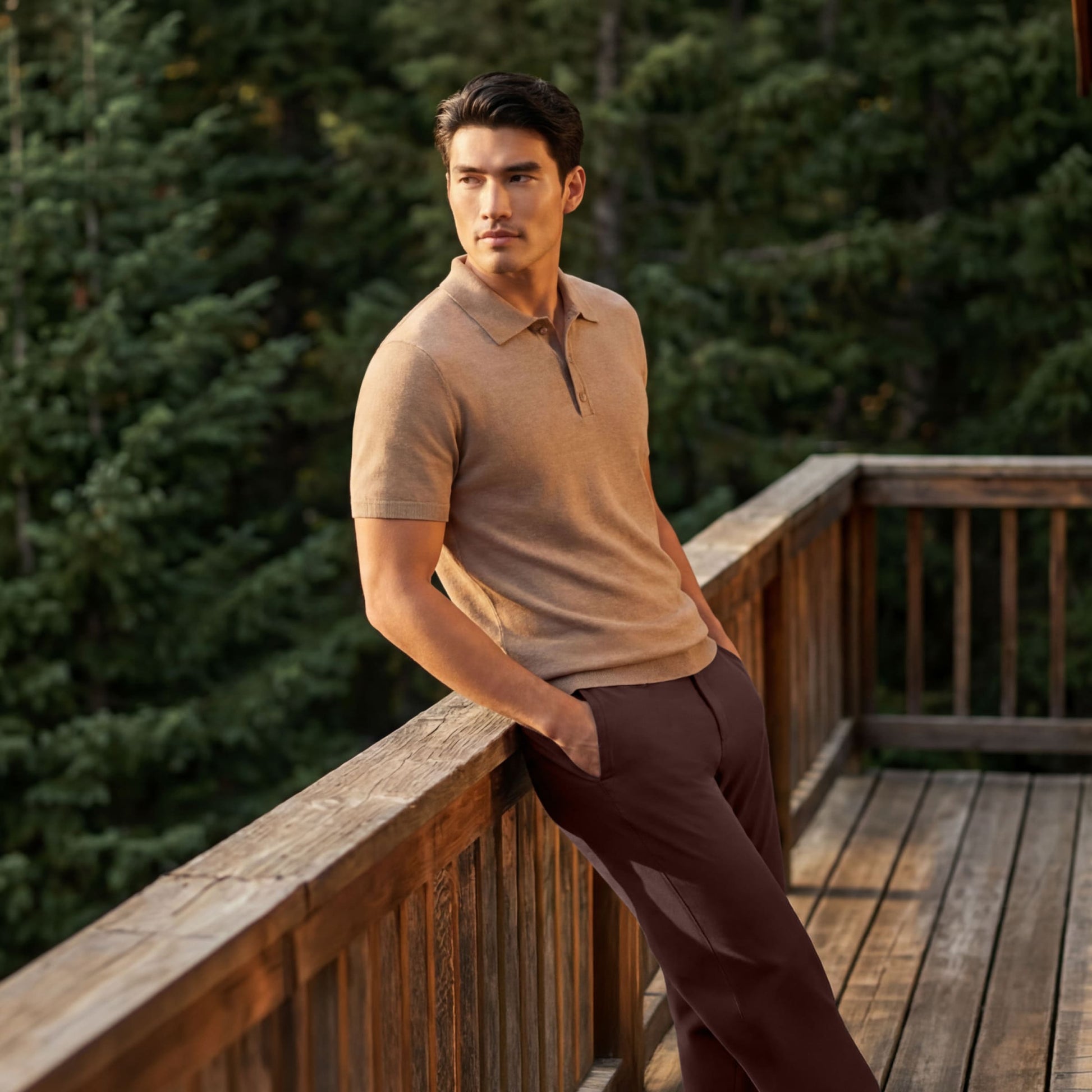 Jetsetter Tech Pant Slim Fit -- Bourbon Brown