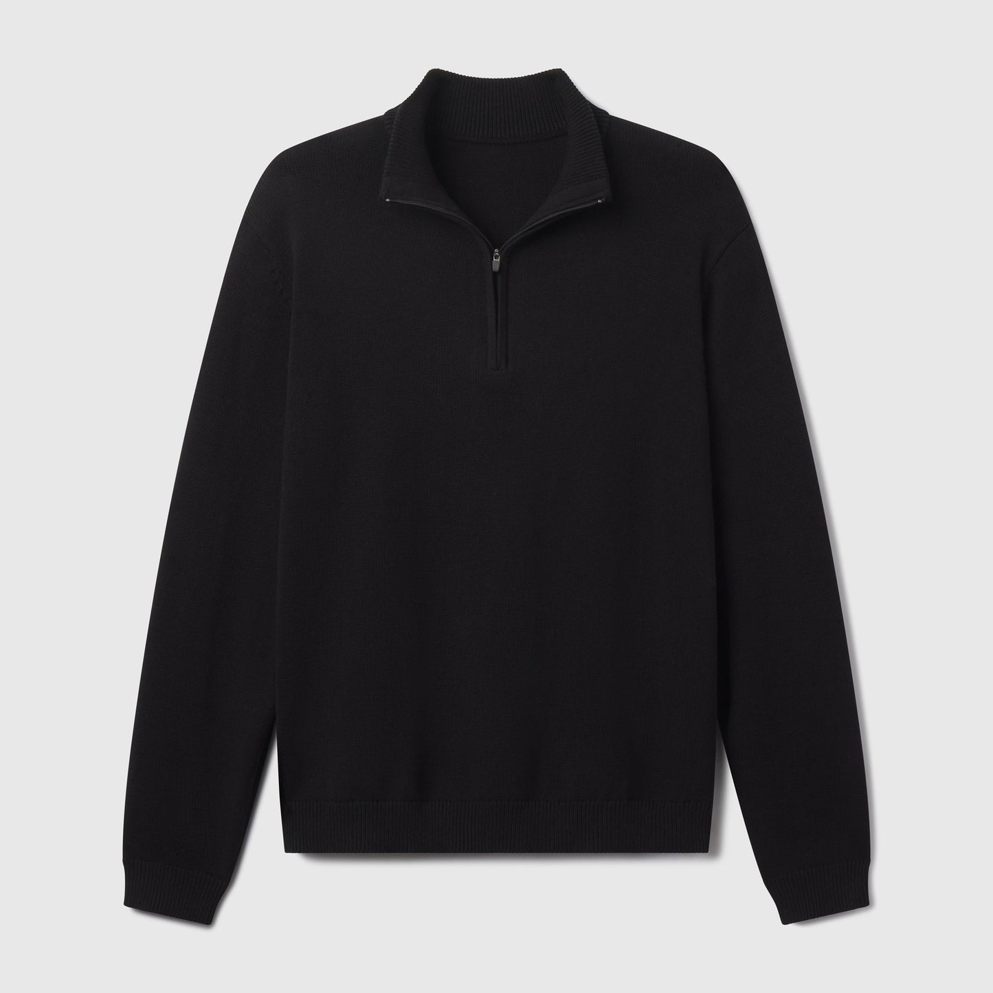 Jetsetter Quarter-Zip Sweater -- True Black