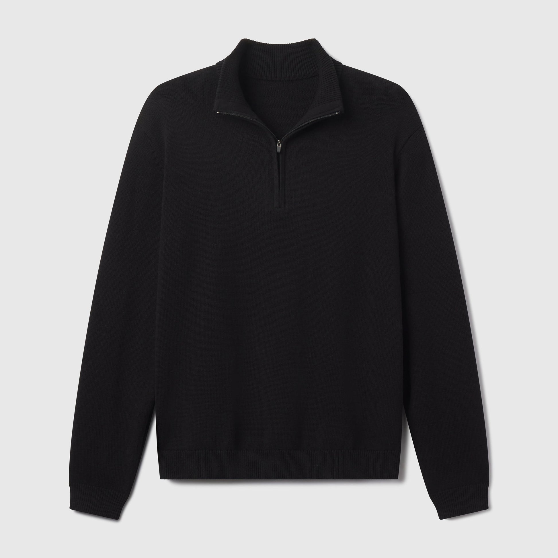 Jetsetter Quarter-Zip Sweater -- True Black