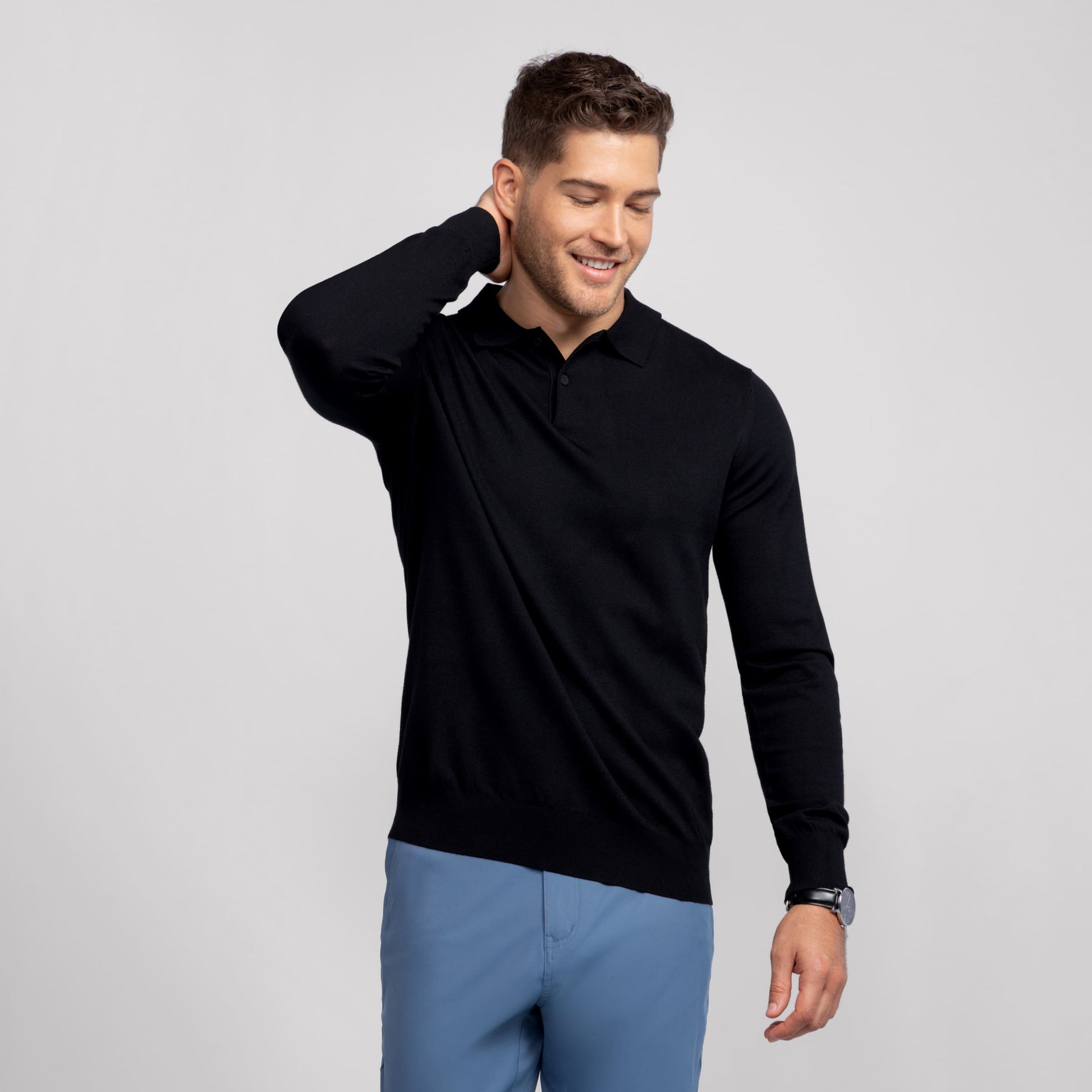 Legacy Polo Sweater