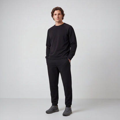 Sandwash Crewneck -- True Black