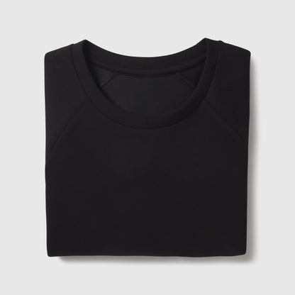 Sandwash Crewneck -- True Black