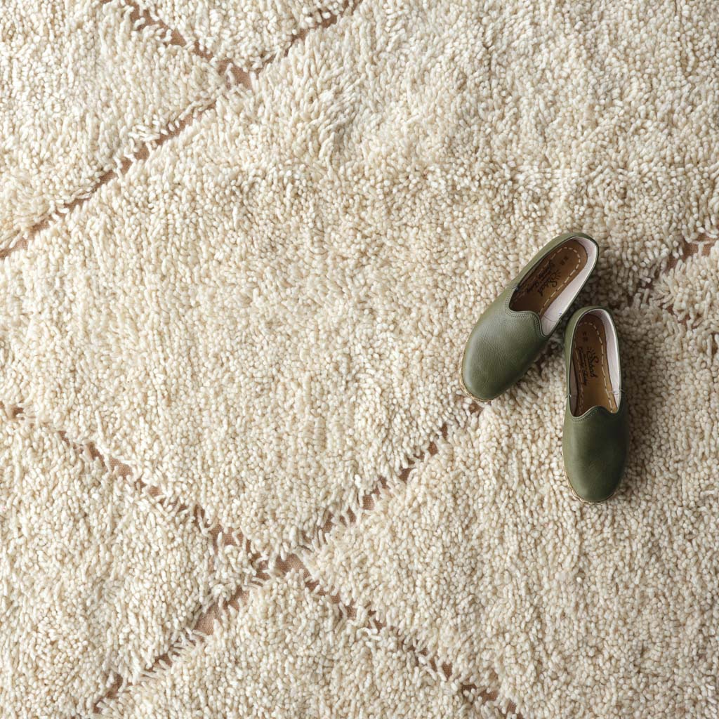 Khalida Hand-Knotted Beni Ourain Area Rug