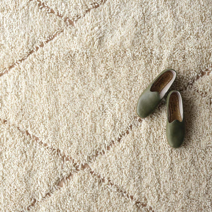 Khalida Hand-Knotted Beni Ourain Area Rug