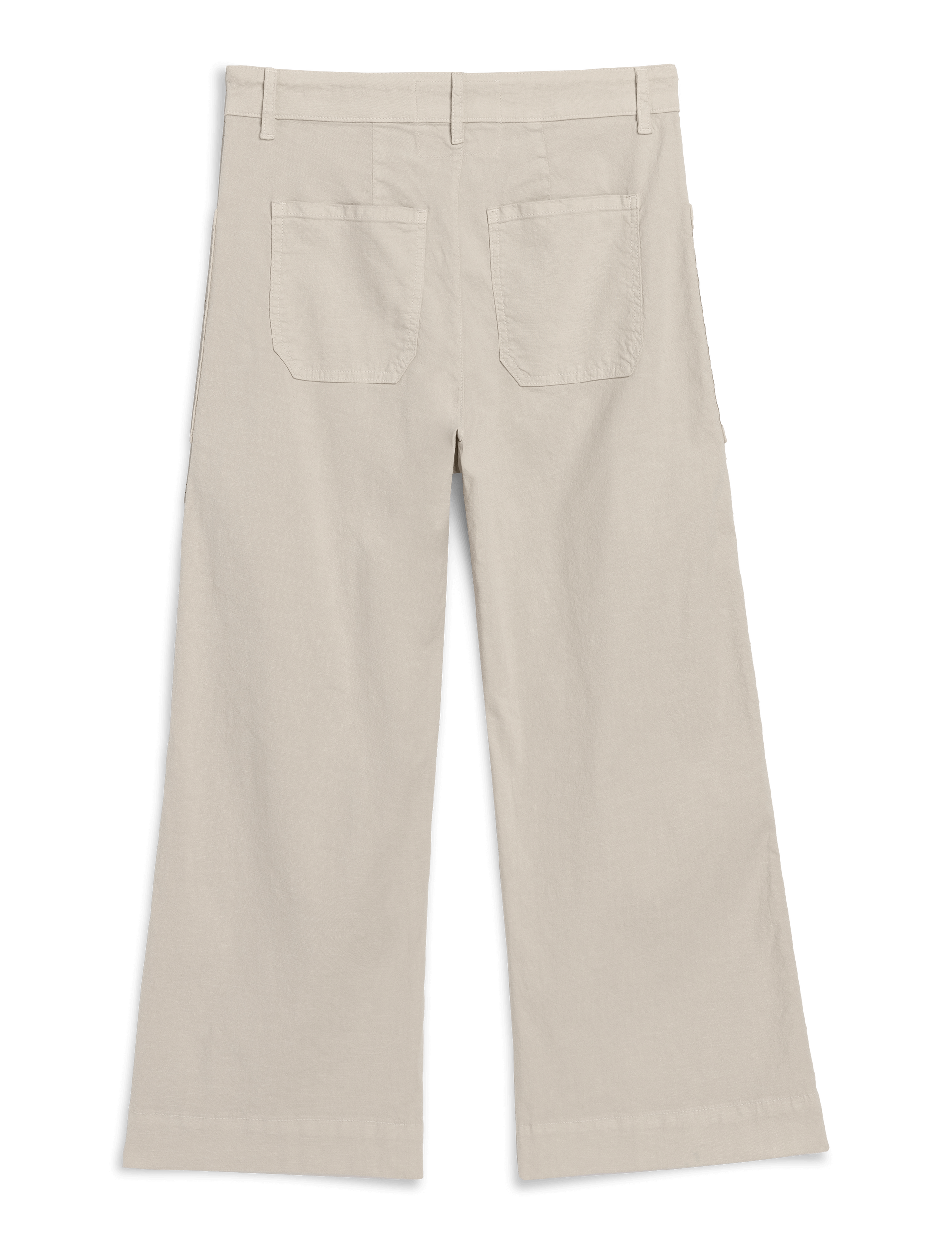 LIMERICK CROP Cement, Italian Performance Linen