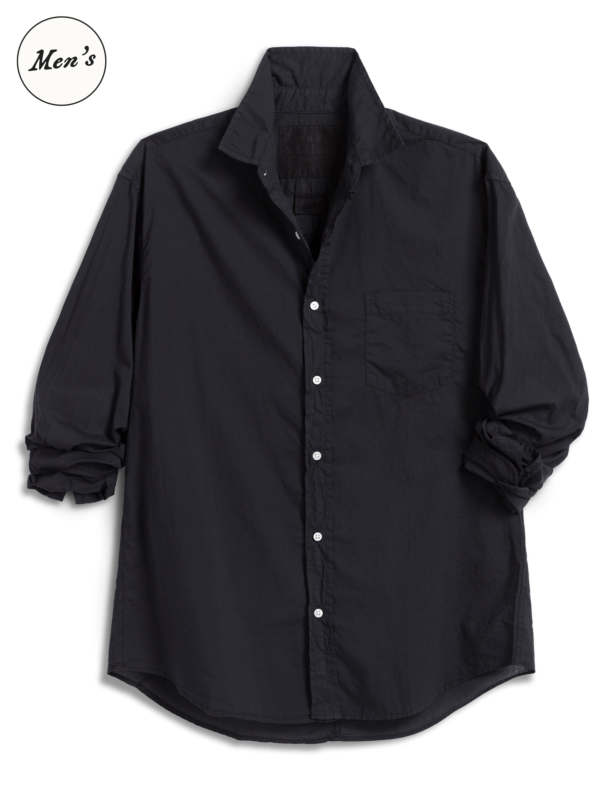 LUKE Black, Italian Featherweight Poplin