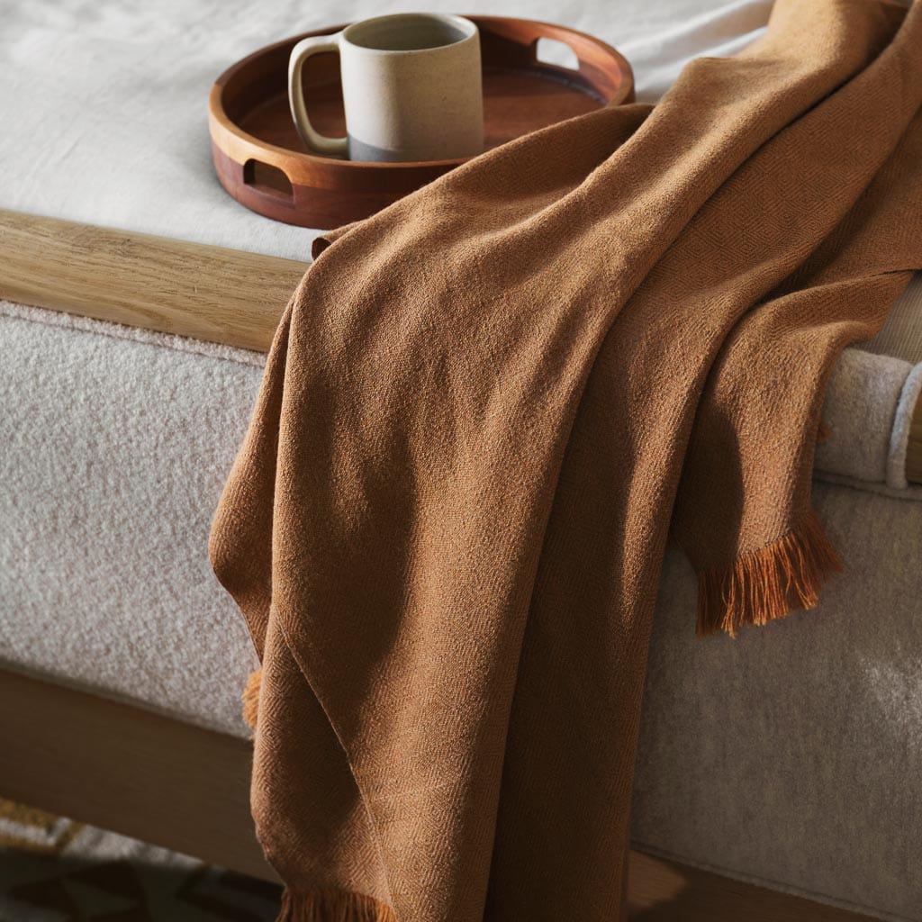 La Calle Alpaca Throw