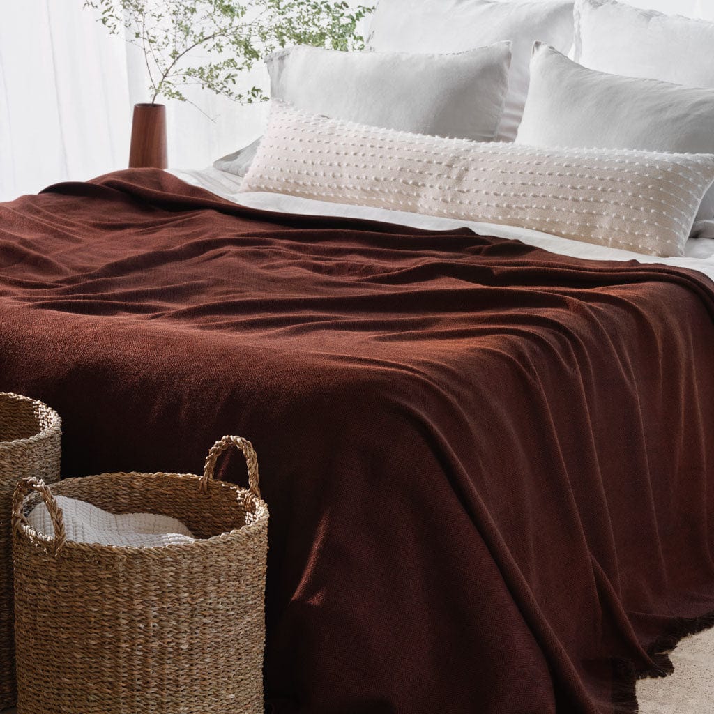 La Calle Alpaca Bed Blanket