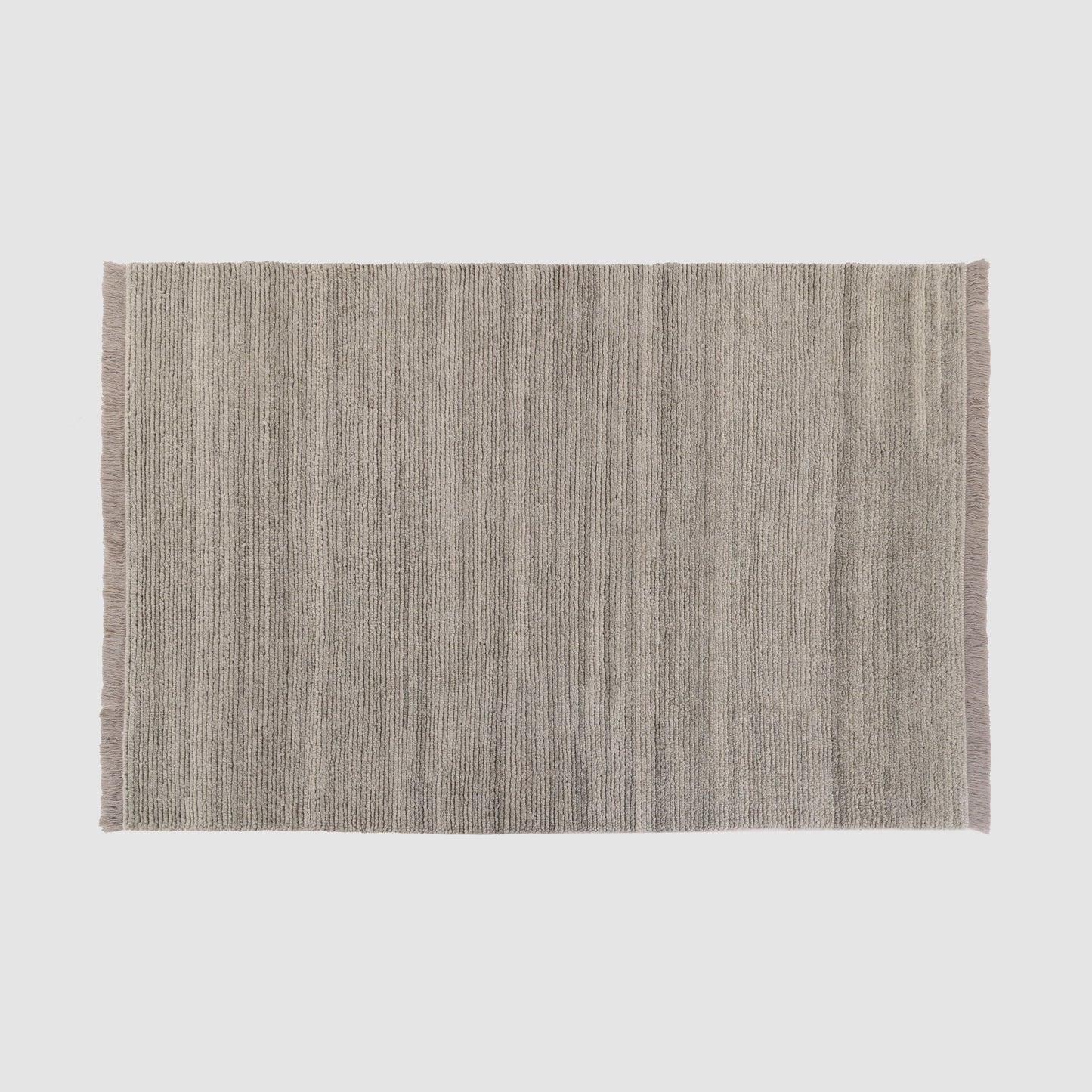 Lata Hand-Knotted Area Rug - Grey