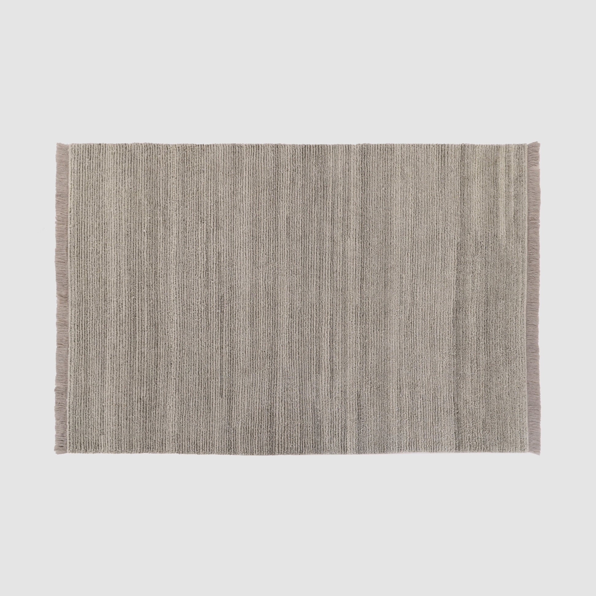 Lata Hand-Knotted Area Rug - Grey