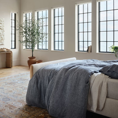 Laurel Bed with High Footboard