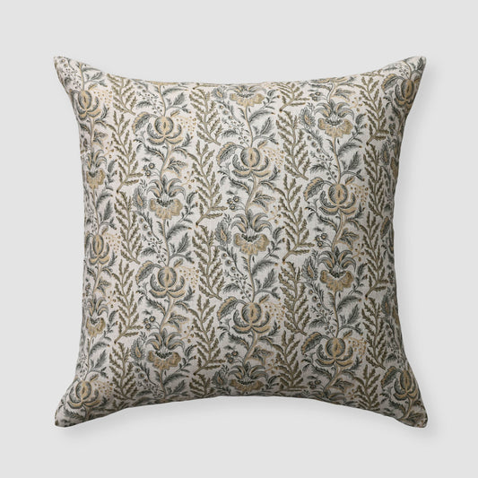Lia Block Print Pillow