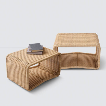 Liang Wicker Ottoman