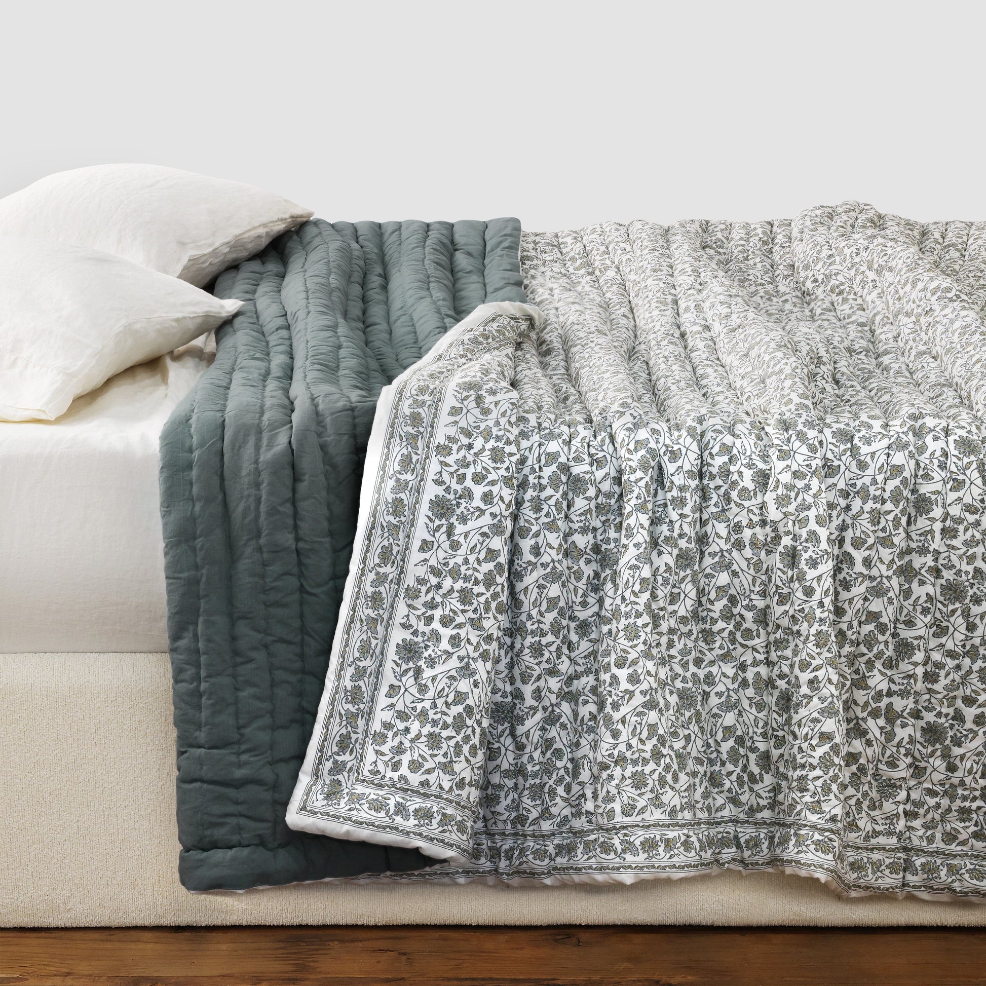 Lianna Block Print Quilt