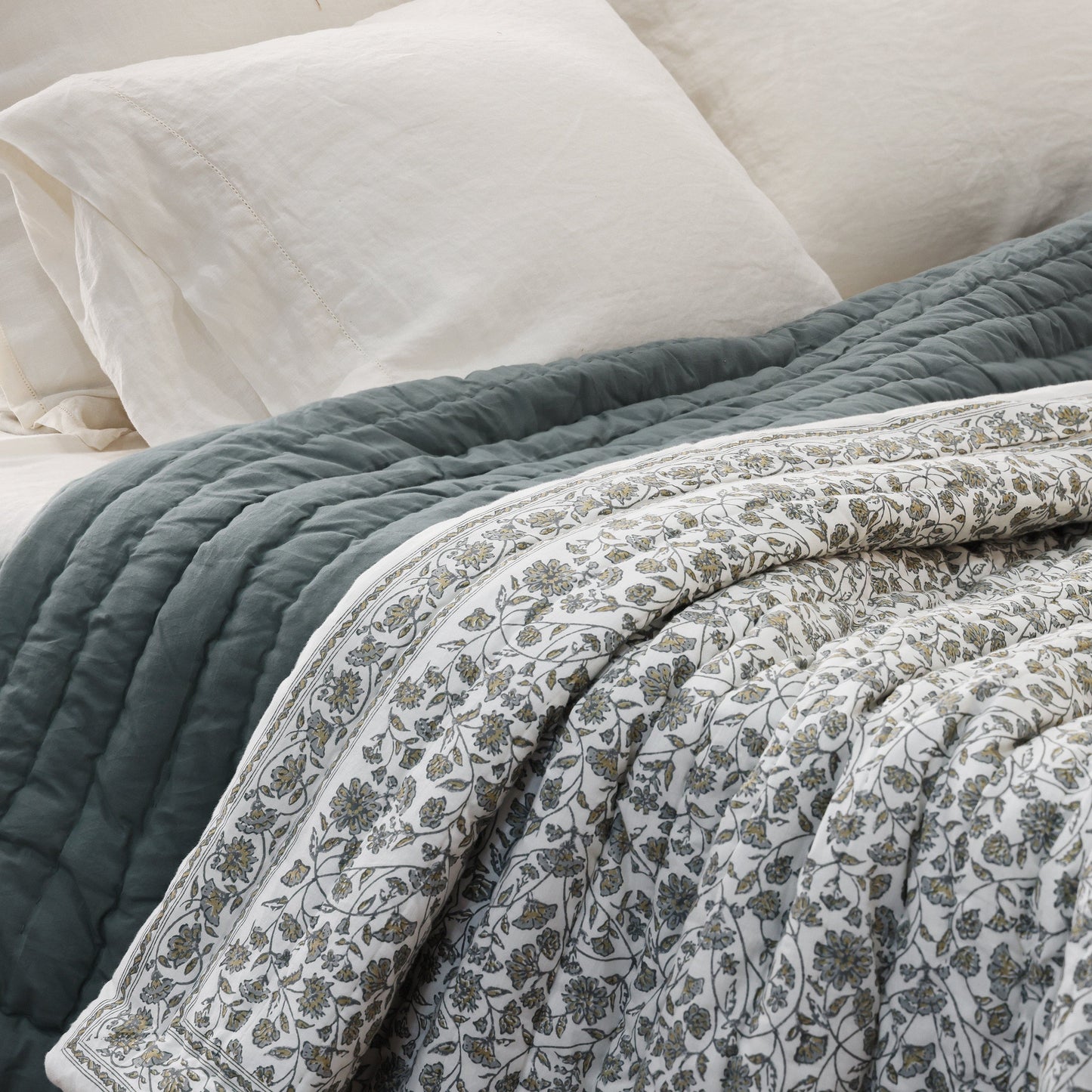 Lianna Block Print Quilt