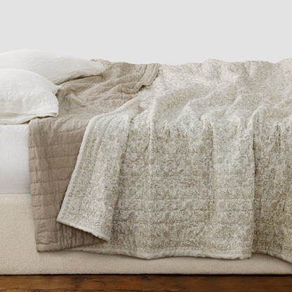 Lianna Block Print Quilt