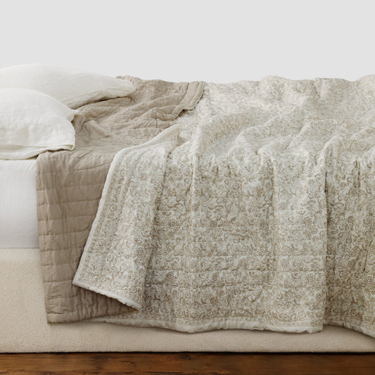 Lianna Block Print Quilt