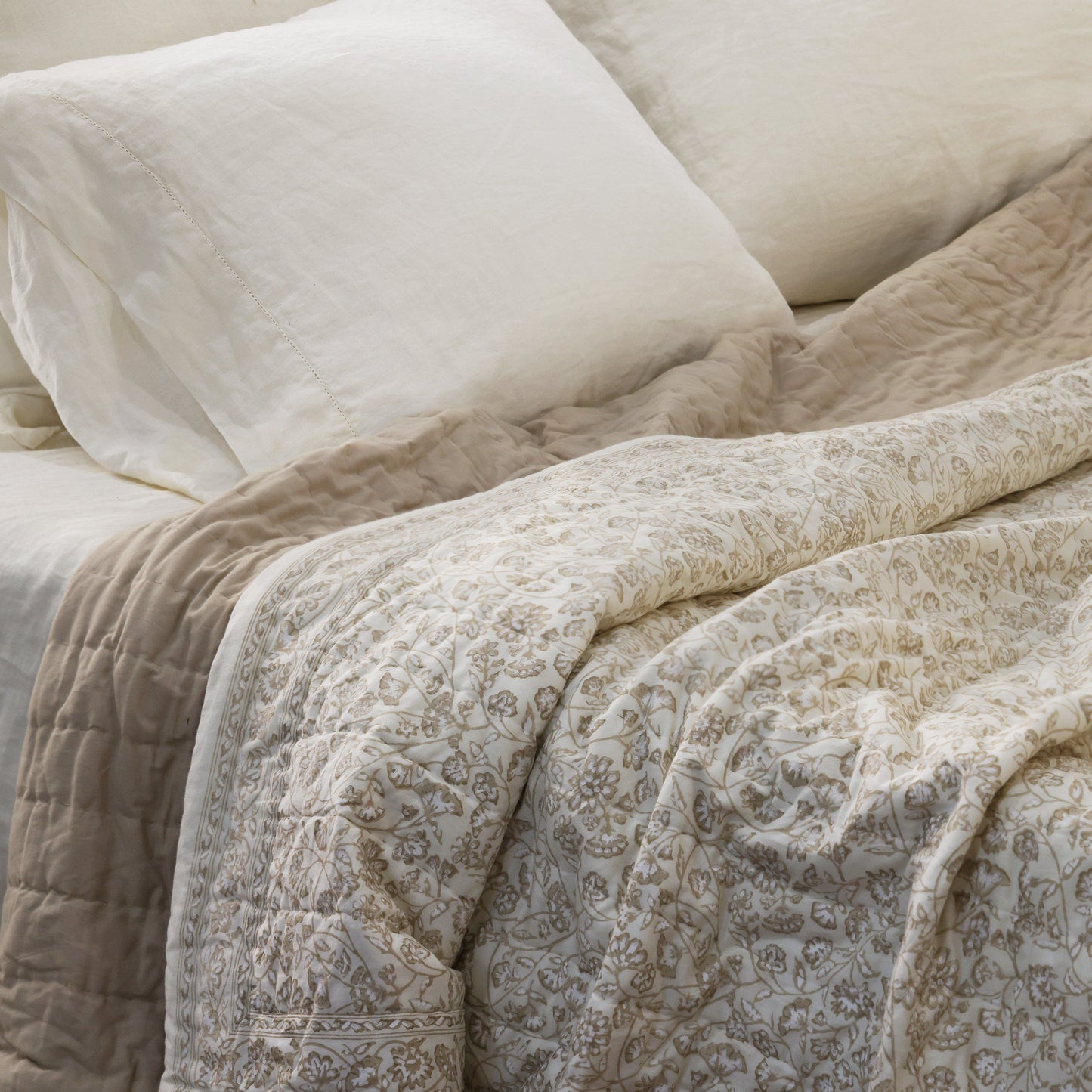 Lianna Block Print Quilt